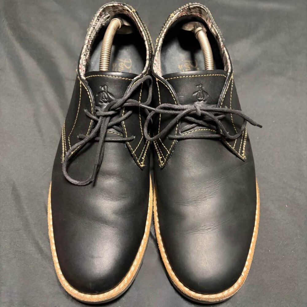 The Original Penguin by‎ Musingwear Wayland Lace Up Oxford Shoes Men's 12 Black